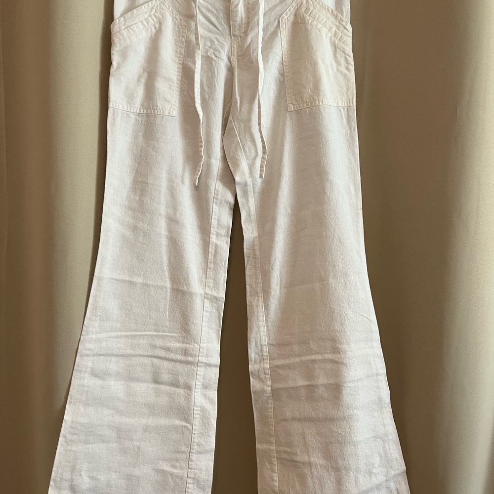 Love Tree White Wide-Leg Pants